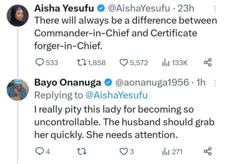 
Aisha Yesufu Reacts As Her Picture Was Used For A Manager Who Got Charged With Sêxual Assault 