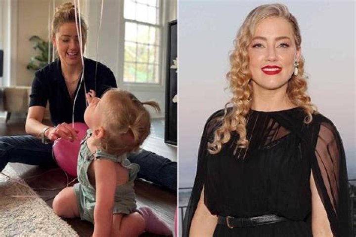 Does Amber Heard have a son?