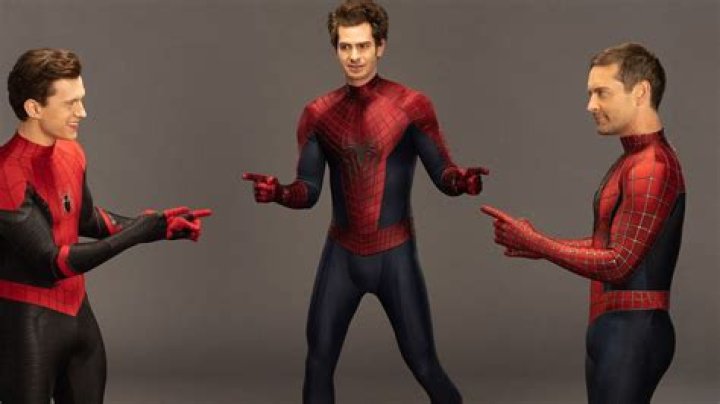 Andrew Garfield tried not to stare at his fellow Spider-Men’s crotches during meme photoshoot
