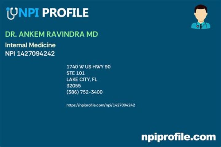 Dr. Ankem Ravindra, MD – Lake City, FL