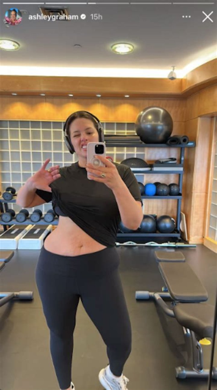 Ashley Graham Slays Gym Workout During Pregnancy