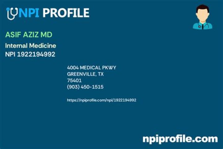 Dr. Asif Aziz, MD – Greenville, TX