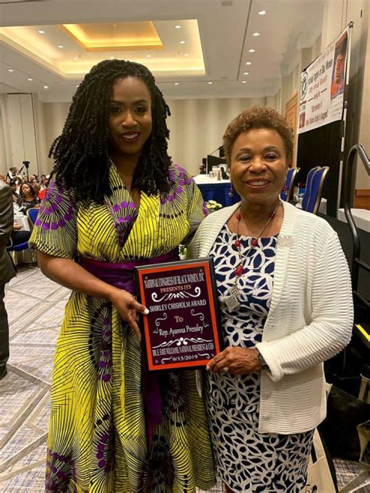 Ayanna Pressley parents: Sandra Pressley, Martin Pressley