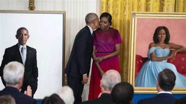 
Barack and Michelle Obama Return to White House for Their Portraits Unveiling 
