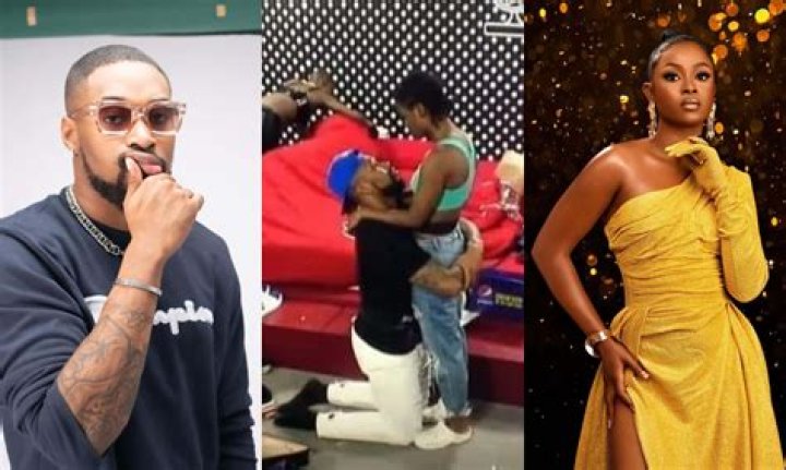 
BBNaija Season 7: Reactions As Chizzy And Sheggz Fight Over Food (Video) 