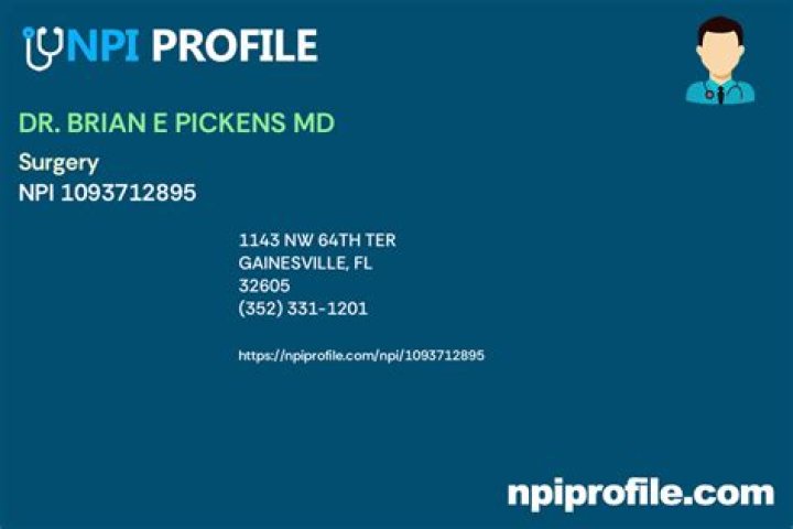 Dr. Brian Pickens, MD – Gainesville, FL