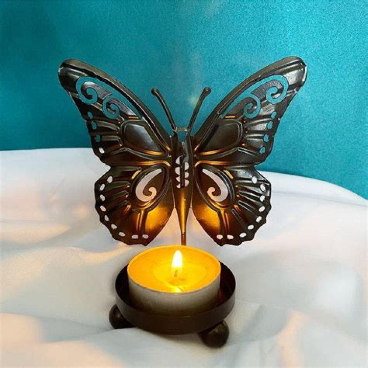 Butterfly Candle — Blessed Celebration