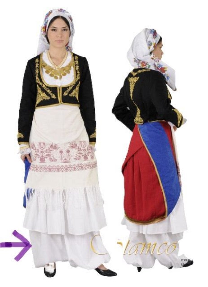 Greek Costume Crete Embroidery — Blessed Celebration