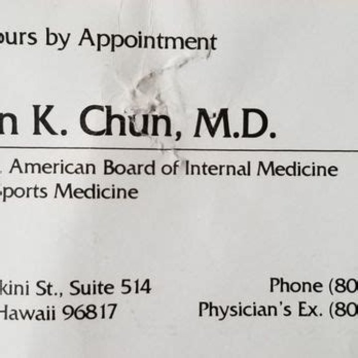 Dr. Daven Chun, MD – Honolulu, HI