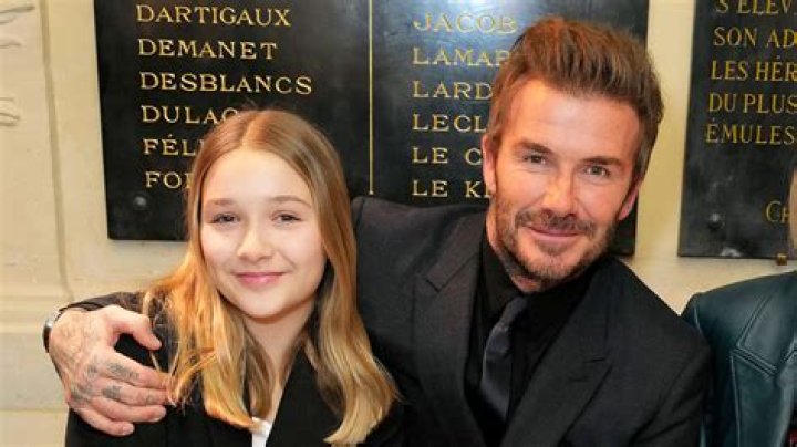 David Beckham Was The First To Congratulate His Daughter Harper