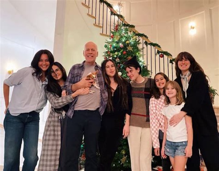 Demi Moore And Bruce Willis Share Family Christmas Photos