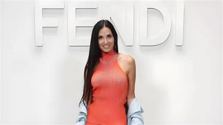 Demi Moore serving fierce looks at Fendi Show during Milan Fashion Week