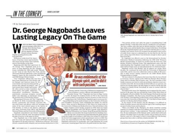 Dr. George Nagobads Obituary,