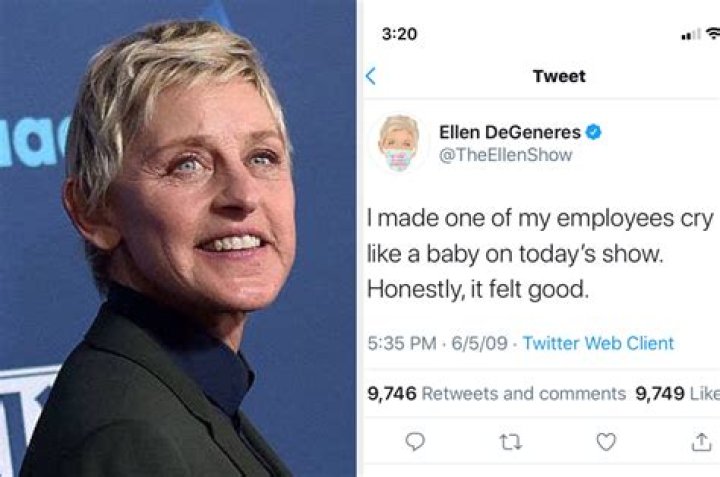 Ellen DeGeneres Says Making An Employee Cry ‘Felt Good’ In Tweet From 2009