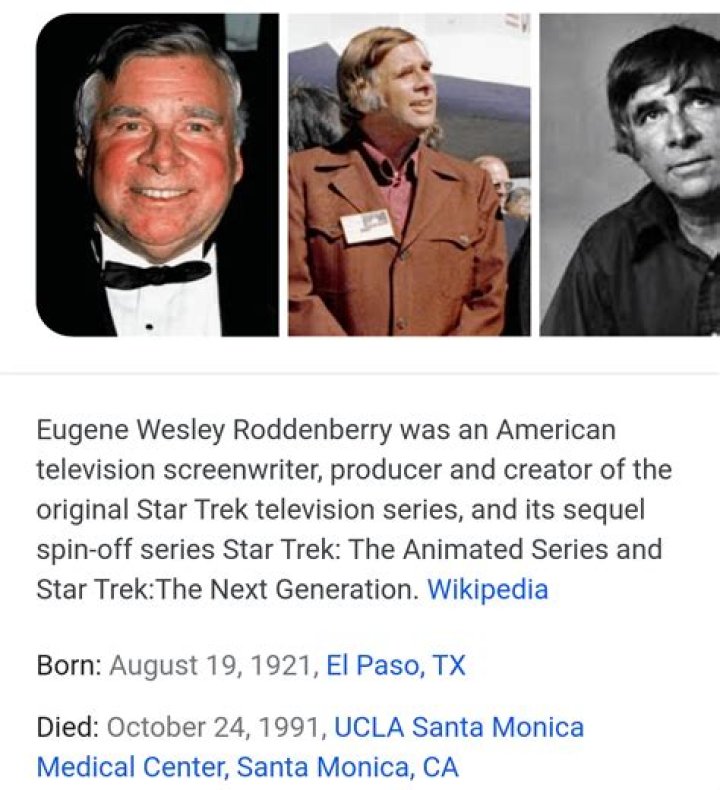 Gene Roddenberry Biography - Childhood, Life Achievements & Timeline