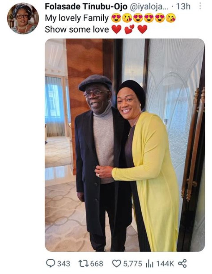 Folashade Tinubu-Ojo Biography, age, husband, children, occupation, net worth