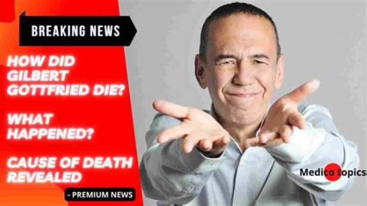 What happened to Gilbert Gottfried?
