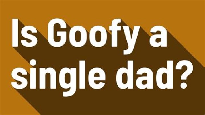 Is Goofy a single dad? – Celebrity