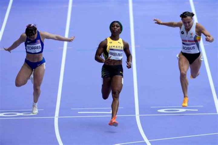 Is Shelly-Ann Fraser-Pryce wearing a wig?