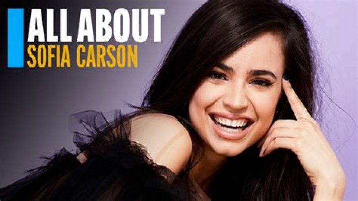 Is Sofia Carson a real singer?