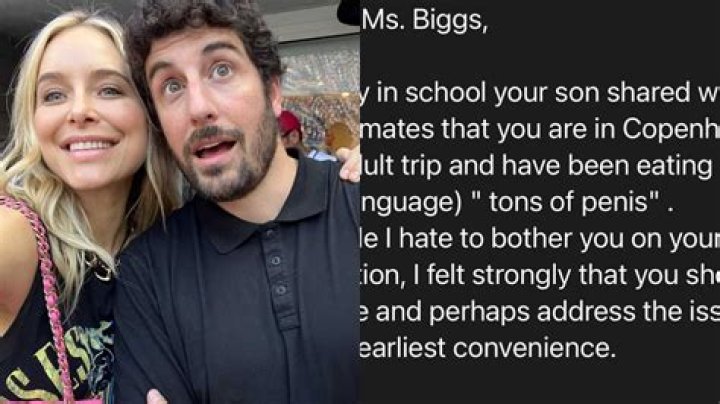 
Jenny Mollen’s Son Tells Class His Mom Was Enjoying ‘Tons of Penis’ After Eating Delicacy on Trip 