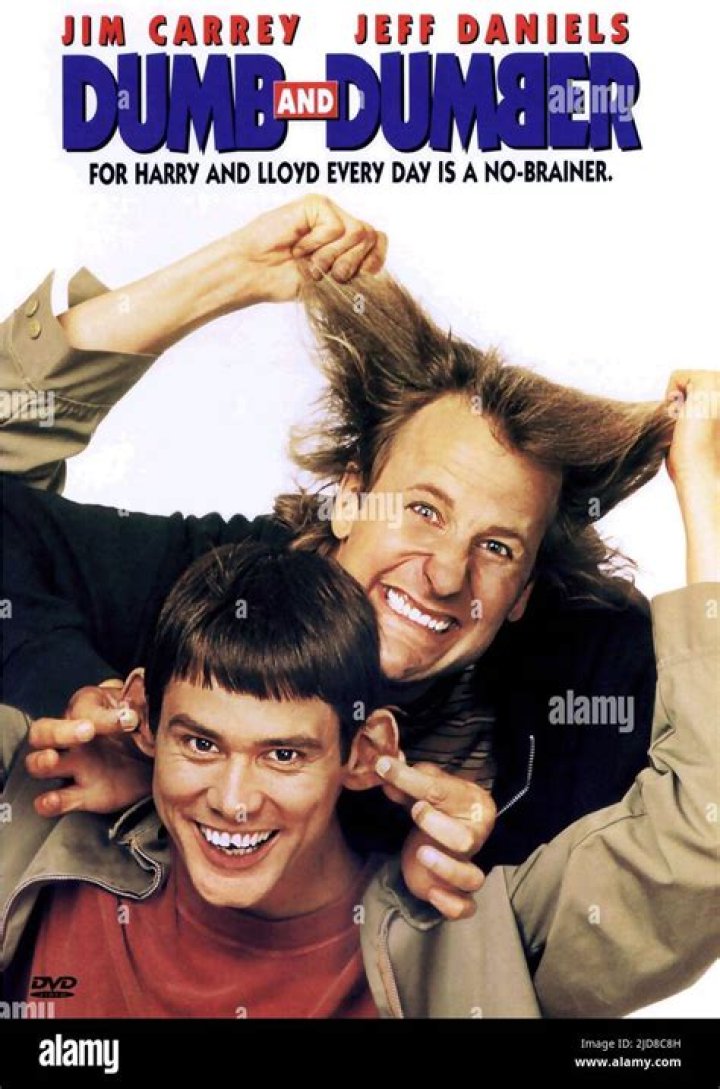Jim Carrey And Jeff Daniels Ride A Deer In Dumb And Dumber To Image