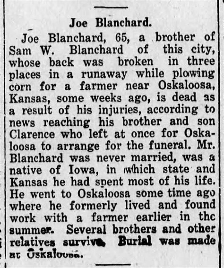 Joe Blanchard Columbia SC, Blanchard Machinery’s President Obituary
