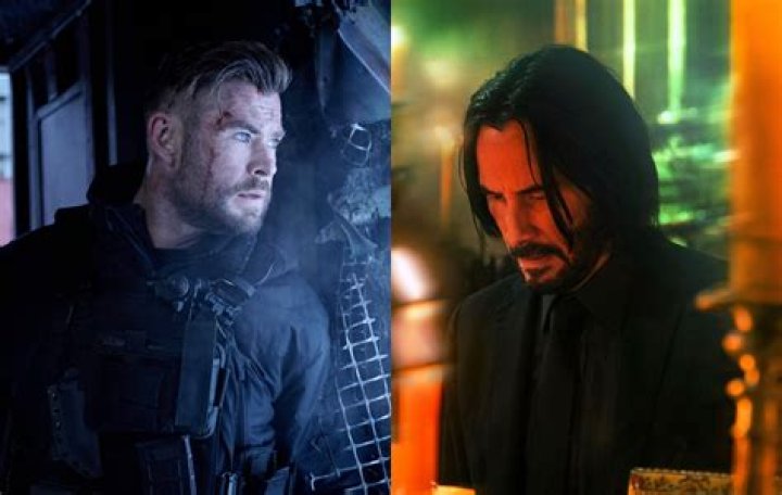 
John Wick Squares Off Against Hemsworth’s Rake in Extraction Fan Art 
