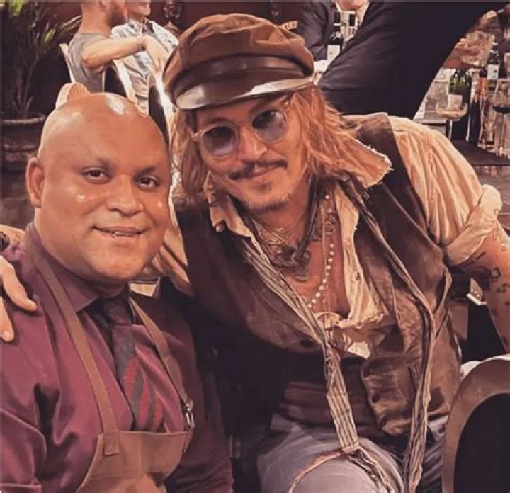 Johnny Depp celebrated victory in court at an Indian restaurant, having dined on $63,000