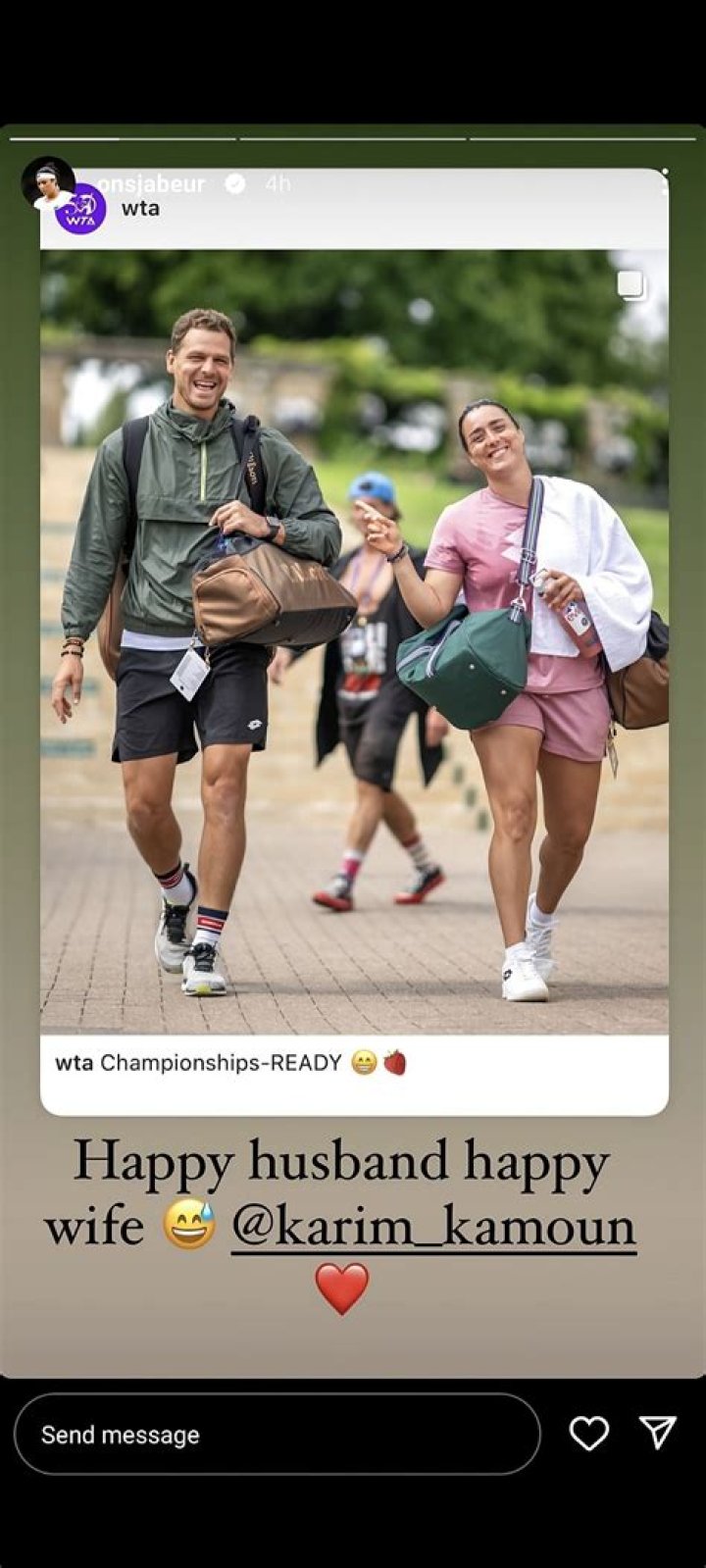 Karim Kamoun Wikipedia, age, Ons Jabeur husband, children, religion, fencing, Instagram, net worth