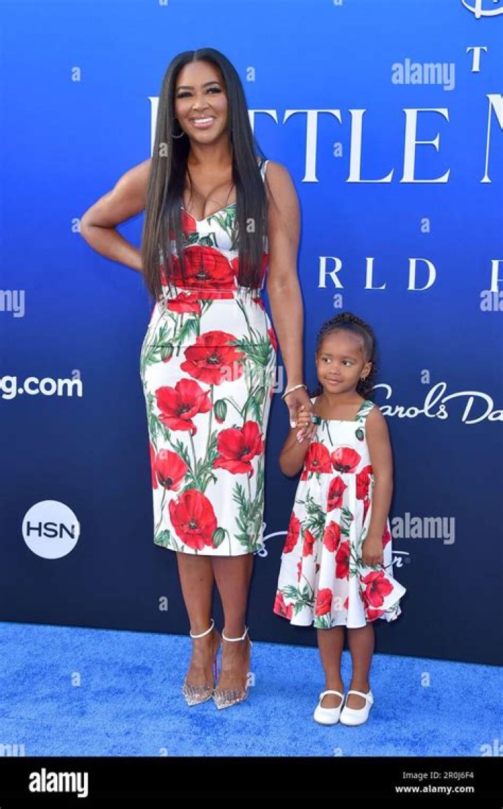 Kenya Moore’s Daughter, Brooklyn Daly Has Some Fans Saying She Is The Reincarnation Of Her Grandma – See Brookie Cheering Herself While Taking A Ride On Her New Slide