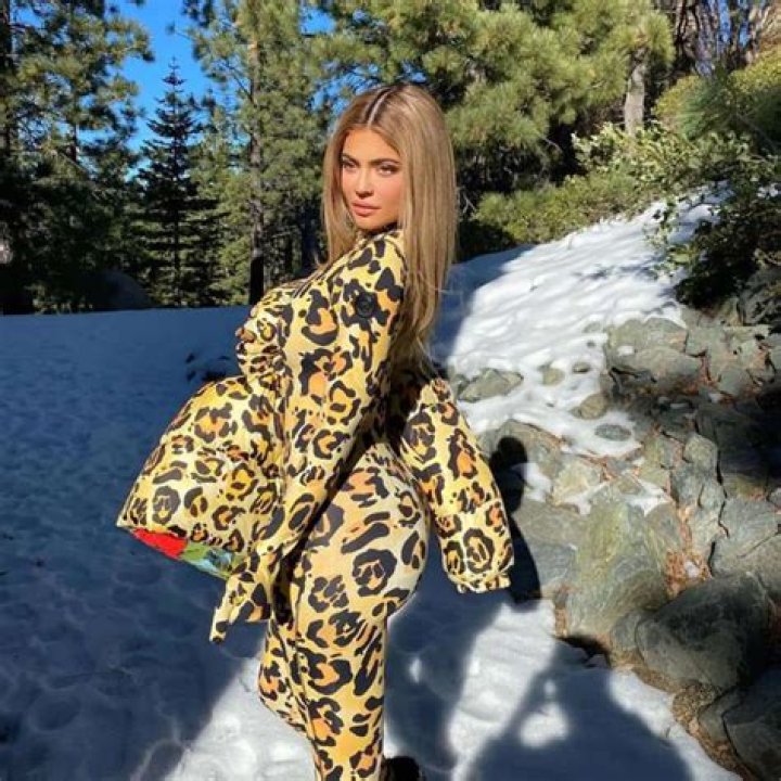 Kylie Jenner Flaunts Her Curves In Snow Leopard Catsuit