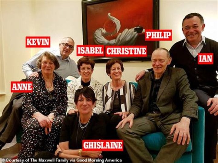 Meet the 9 siblings of Ghislaine Maxwell