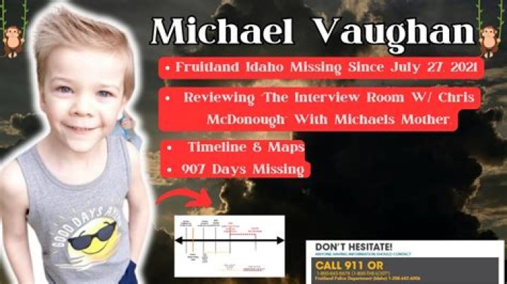 Missing Michael Joseph Vaughan Update -last seen in his Fruitland neighborhood