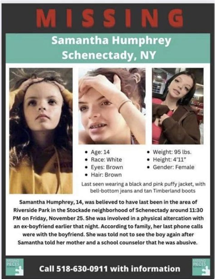 Missing Samantha Humphrey Uodate; Family Seem Help In Finding her