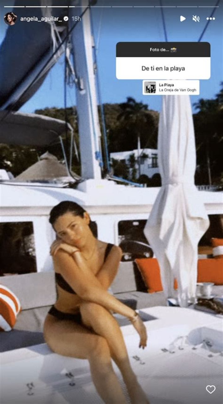 Ángela Aguilar in Bathing Suit is at "La Playa" — Celebwell