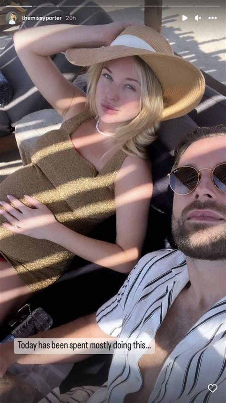 Jorgie Porter in Bathing Suit Enjoys "a Bit of This" — Celebwell