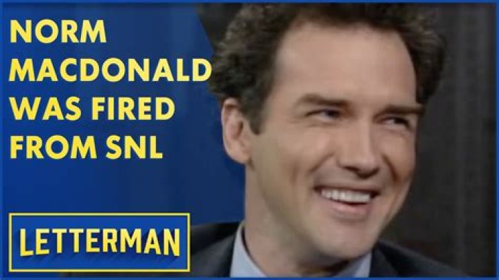 Norm Macdonald was fired from ‘SNL’ because he wouldn’t let his writing partner be fired alone