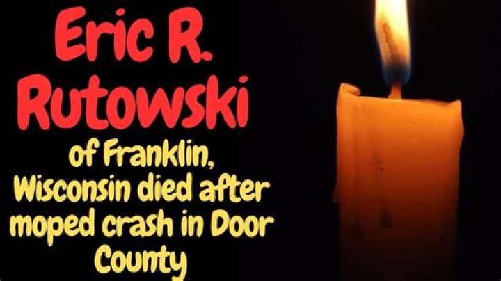 Obituary, Eric R. Rutowski of Franklin, Wisconsin died after moped crash