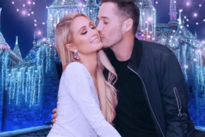 Paris Hilton Looks Stunning In Montce Gingham Two Piece Bathing Suit