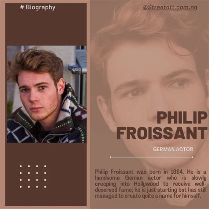 
Philip Froissant Height, Weight, Net Worth, Age, Birthday, Wikipedia, Who, Nationality, Biography 