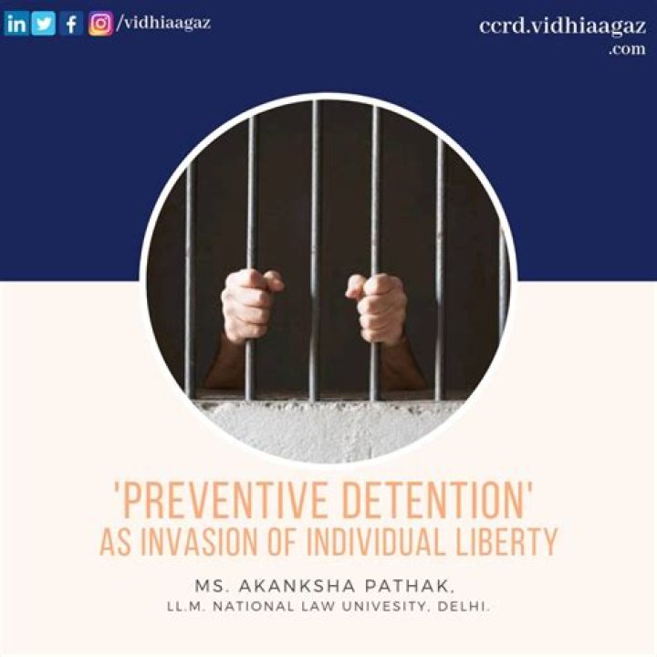 
Preventive detention serious invasion of personal liberty, says SC 