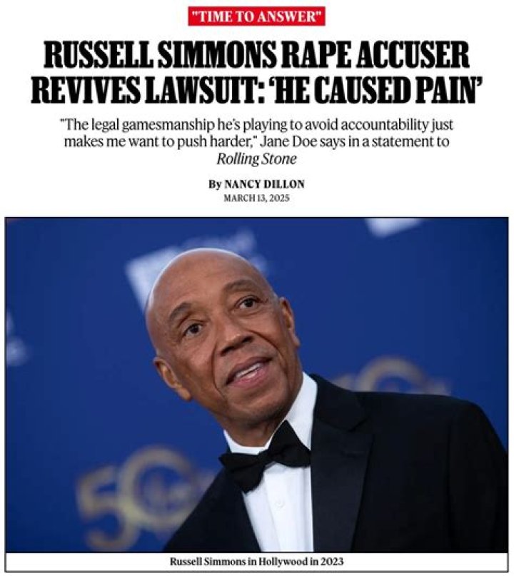 Russell Simmons Sexual Assault Lawsuit Dropped By The Accuser