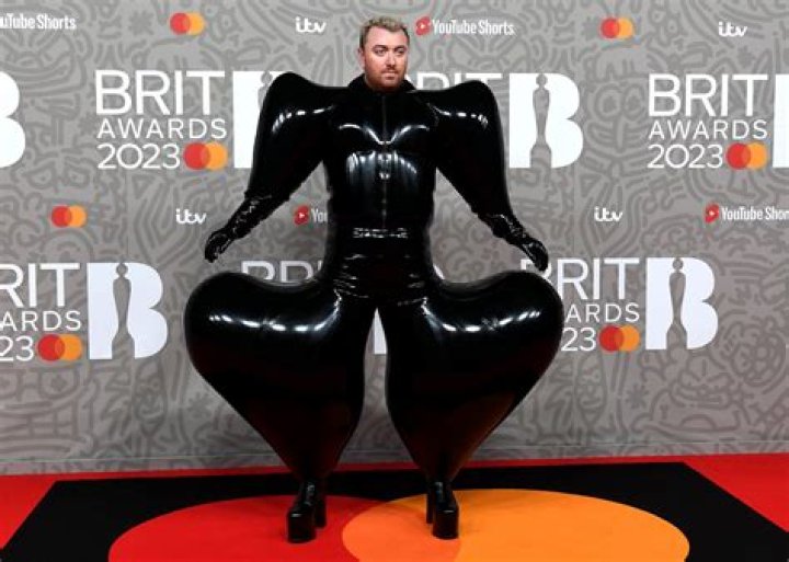 
Sam Smith Latex Inflatable Jumpsuit Look Breaks the Internet and the Brit Awards! 