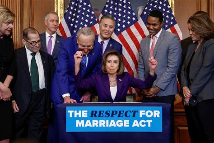 
Senate Passes Respect for Marriage Act with 12 Republicans Joining to Ensure Same-Sex Marriage Protections 