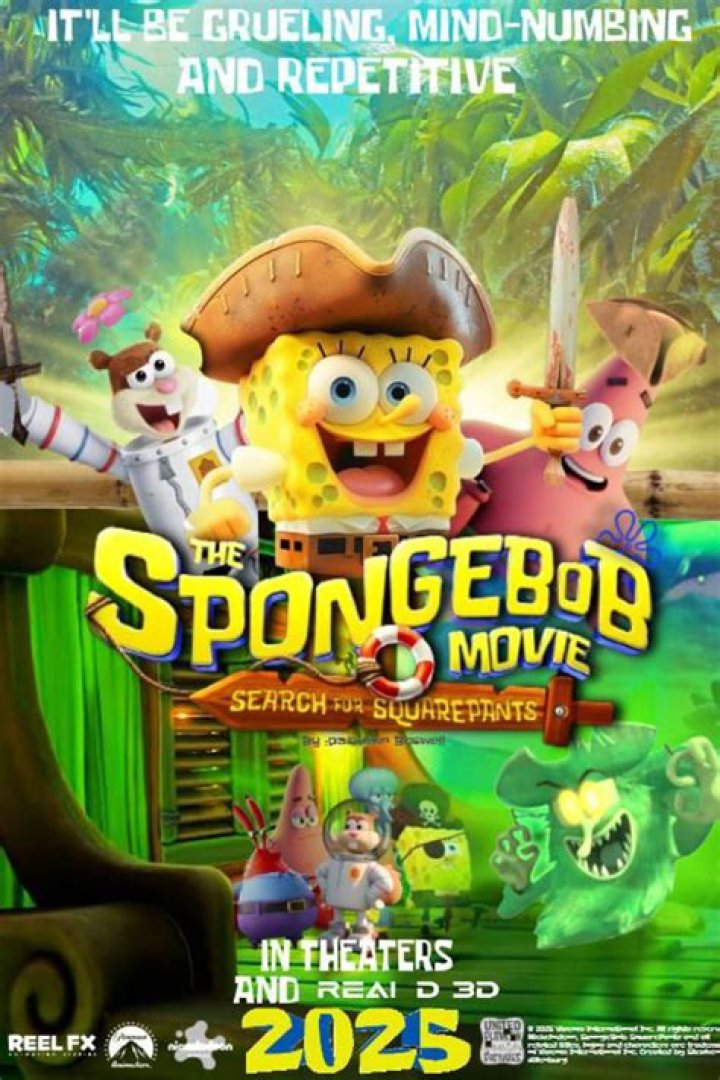 The SpongeBob Movie: Sponge Out Of Water Poster Hints At Live Action/Animation Hybrid