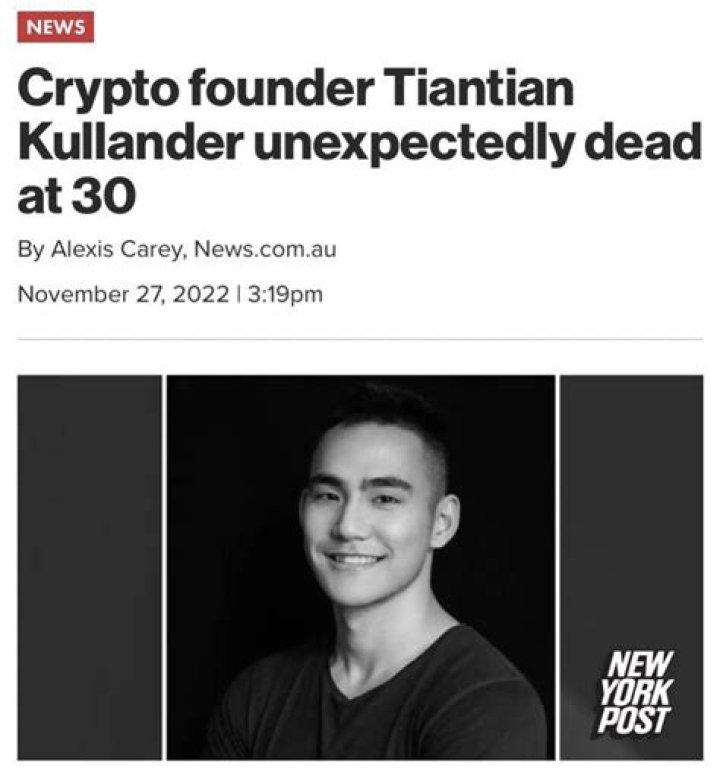 Tiantian Kullander cause of death: What happened to Hong Kong’s crypto king?