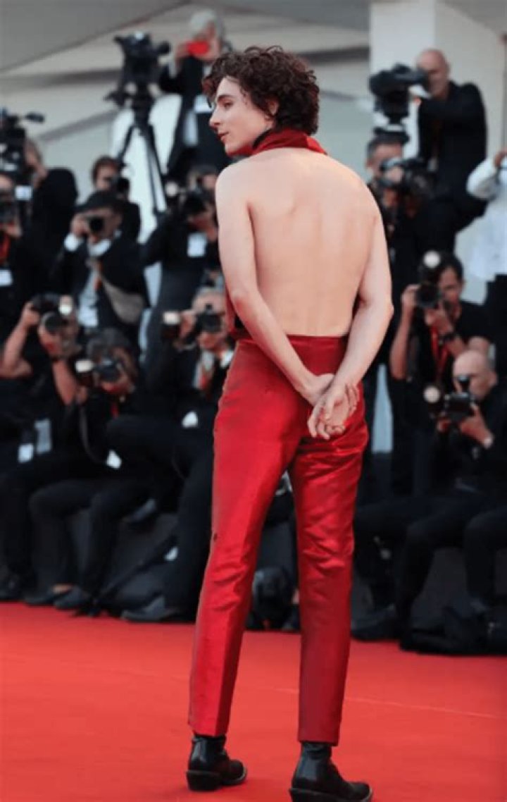 Timothée Chalamet Attracted Attention On The Red Carpet At The Venice Film Festival 2022 In His Customized Haider Ackermann Costume