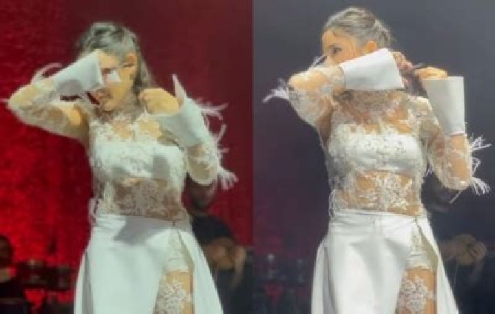 
Turkish singer Melek Mosso cuts hair on stage in solidarity with Iranian women 