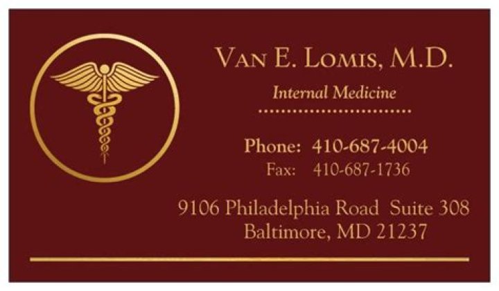 Dr. Van Lomis, MD – Baltimore, MD